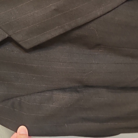 Vintage 90's Givenchy Monsieur made in USA union made black pinstripe suitbla… - Picture 2 of 8